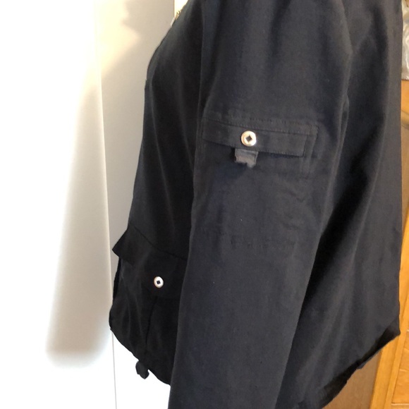 Jamie Sadock Black Jacket with Metal details Size L - Picture 11 of 14